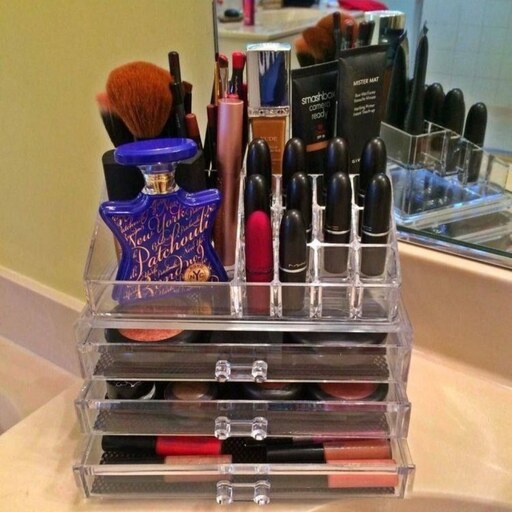 استند لوازم آرایشی سه کشویی مدل Cosmetic Organizer